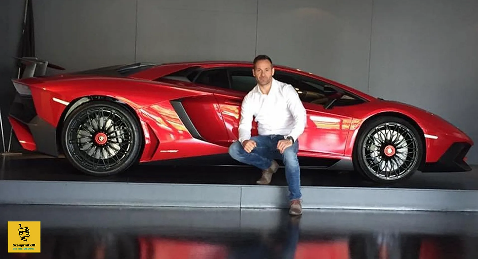 Brian Lamborghini red