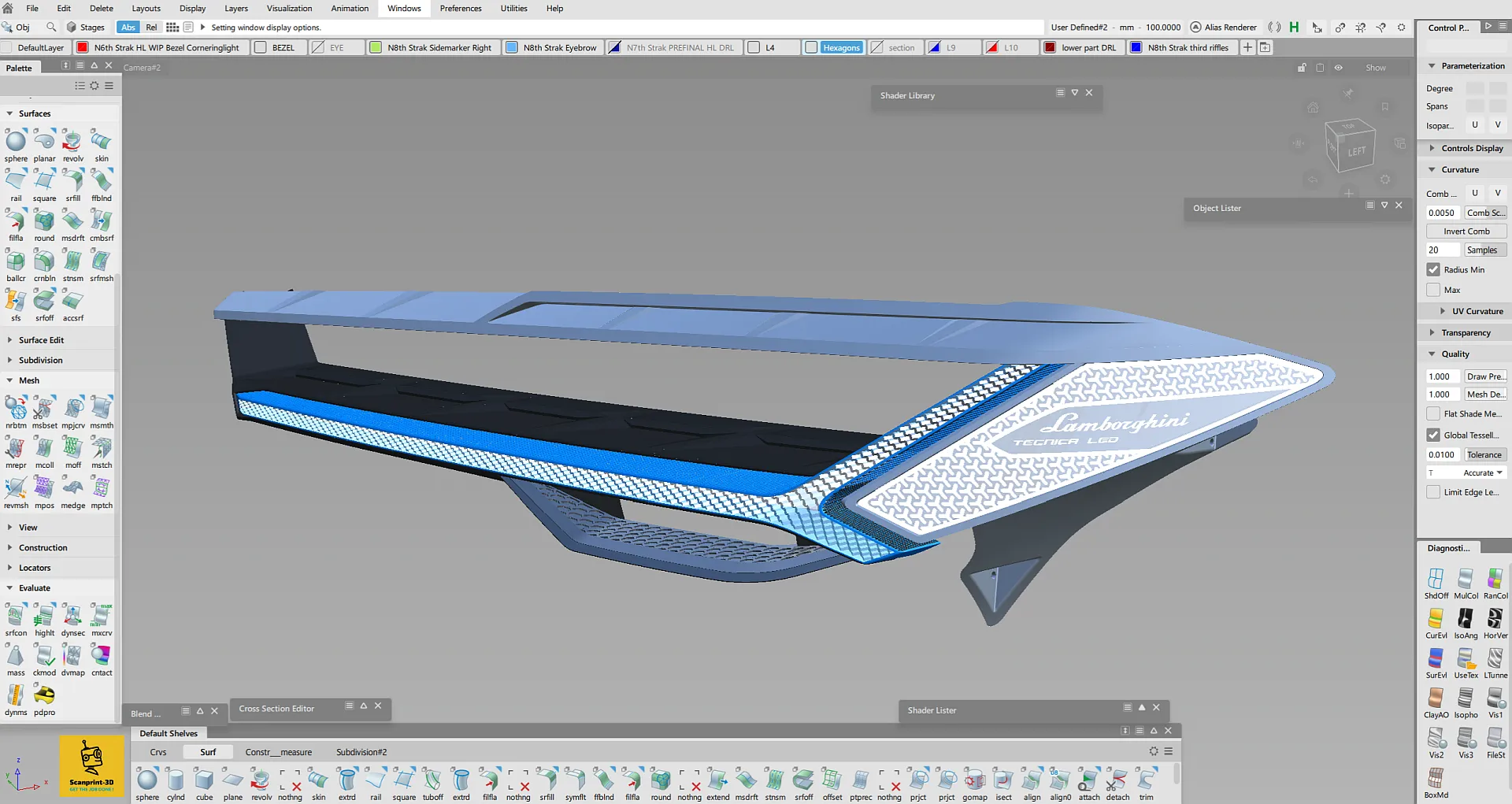 Lamborghini Headlamp Alias